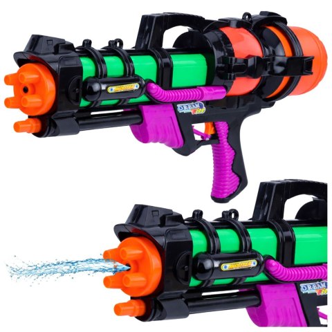 Duży Pistolet Karabin Broń Na Wodę Zasięg 6m 1,25 L 60 cm