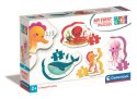 Moje Pierwsze Puzzle 2-3-4-5 ZWIERZĘTA MORSKIE Clementoni 20835