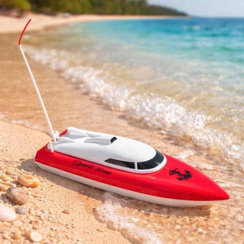Łódź zdalnie sterowana na pilota RC 4CH mini CP802 czerwona