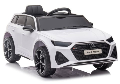 Pojazd na Akumulator Audi RS6 BRD-2118 Biały
