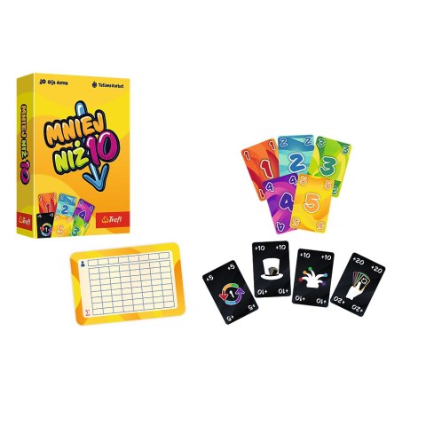 Gra karciana Mniej niż 10 Trefl 02880