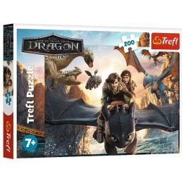 Puzzle - 200 - Szczerbatek i przyjaciele - Jak wytresować smoka - Trefl 13348
