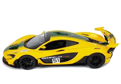 Auto McLaren P1 GTR Samochód Zdalnie Sterowany RC Rastar Żółty 1:14
