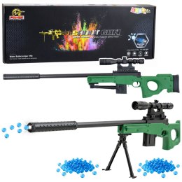 Karabin Snajperski Na Kulki Hydrożelowe Luneta Tłumik Dwójnóg