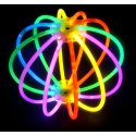 Podwójna Bransoletka Fluorescencyjna Z Motylkiem Świecąca Neon Stick