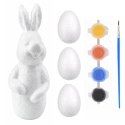 Zestaw Do Malowania Styropianowych Ozdób Zając 3 Jajka Farby