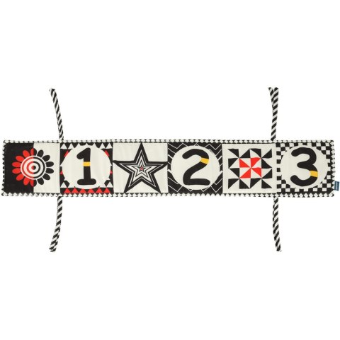 Ochraniacz do łóżeczka mata sensoryczna książeczka książka kontrastowa miękka