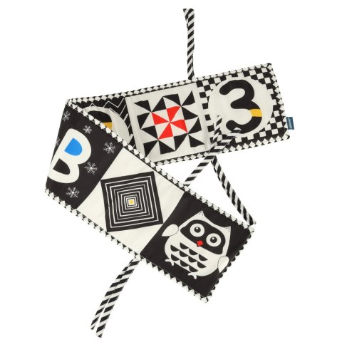 Ochraniacz do łóżeczka mata sensoryczna książeczka książka kontrastowa miękka