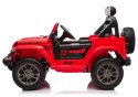 Pojazd Na Akumulator Jeep Rubicon 4x4 DK-JWR556 4x200W 24V Czerwony