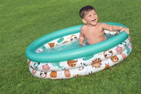 Dmuchany Basen Ogrodowy Dla Dzieci Zwierzątka 102 cm Bestway 51008