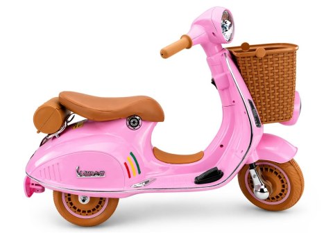 Skuter Na Akumulator Vespa XW-03 35W Różowa