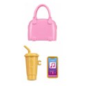 Lalka Anlily Fashion w Fioletowej Sukience W Serca Torebka Akcesoria Zestaw